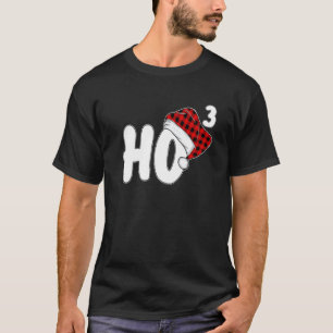 Ho 3 Cubed Santa Red Play Claus jul Ho Ho H T Shirt