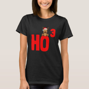 Ho 3 Math Teacher Funny Idea Kubas jultomte T Shirt