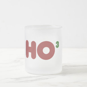 Ho 3 Nerdy roligt christmas Frostad Glasmugg