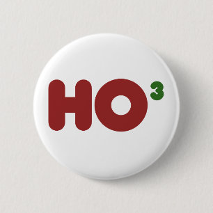 Ho 3 Nerdy roligt christmas Knapp