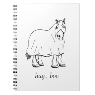 Hö, boo journal anteckningsbok