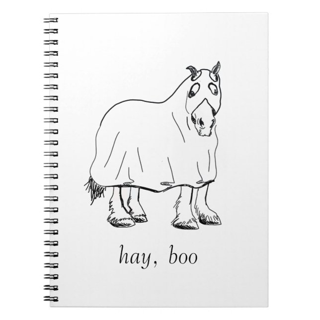 Hö, boo journal anteckningsbok (Framsidan)