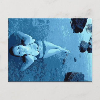 Ho Brah..,Big Island Blue Beauty Post Card! Vykort