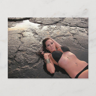 Ho Brah..,Blöt Lava Sten Beauty Post Card! Vykort