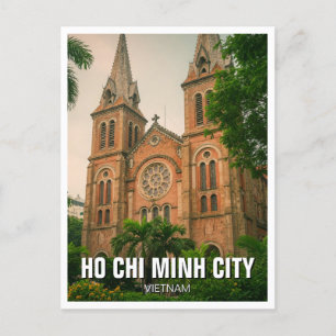 Ho Chi Minh City Notre Dame Cathedral Saigon Vykort