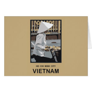 Ho Chi Minh City Vietnam Hälsningskort