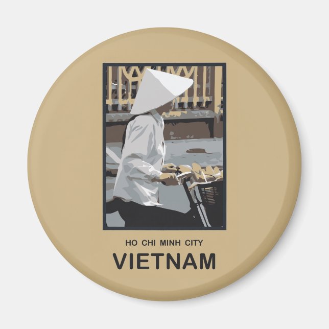 Ho Chi Minh City Vietnam Magnet (Framsidan)