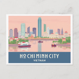Ho Chi Minh City Vietnam Pastel Travel - Saigon Vykort