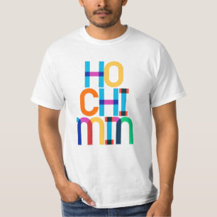 Ho Chi Minh City Vietnam Pop Art Brev T Shirt