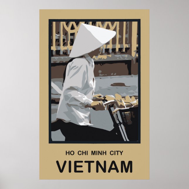 Ho Chi Minh City Vietnam Poster (Framsidan)