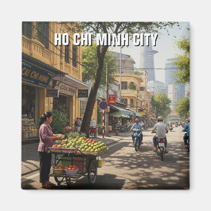 Ho Chi Minh City Vietnam Resa Magnet