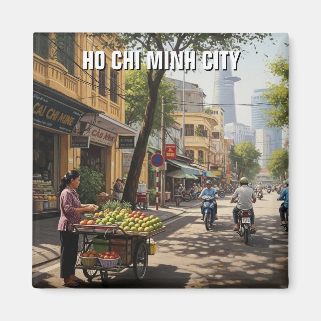 Ho Chi Minh City Vietnam Resa Magnet (Framsidan)