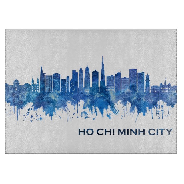 Ho Chi Minh City Vietnam Skyline Blue (Framsidan)