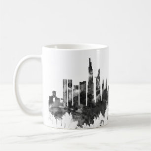 Ho Chi Minh City Vietnam Skyline BW Kaffemugg