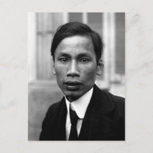 Ho Chi Minh Nguyen Ai Quoc Porträtt 1921 Vykort