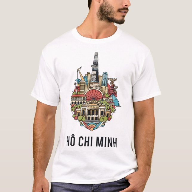 Ho Chi Minh-staden T Shirt (Framsida)