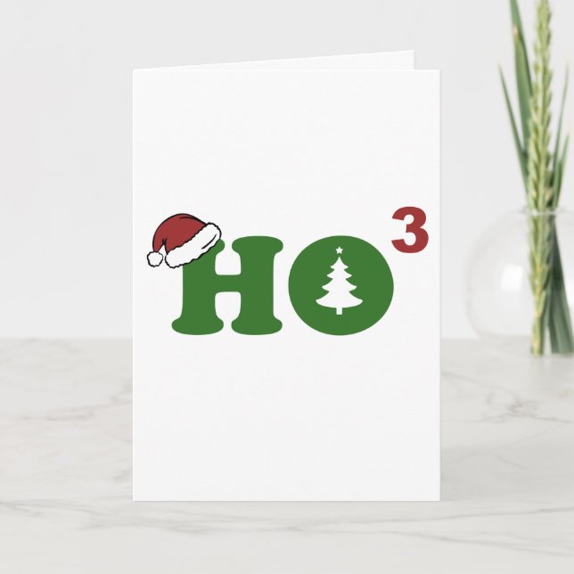 Ho Cubed God jul Helgkort (Framsida)