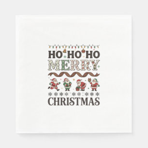 Ho God Jul Santas Rutiga Band Pappersservett