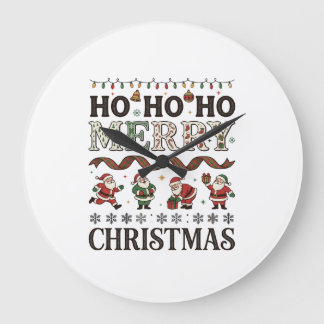 Ho God Jul Santas Rutiga Band Stor Klocka
