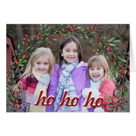 Ho Ho - Barnfoto - God jul-kort OBS Kort