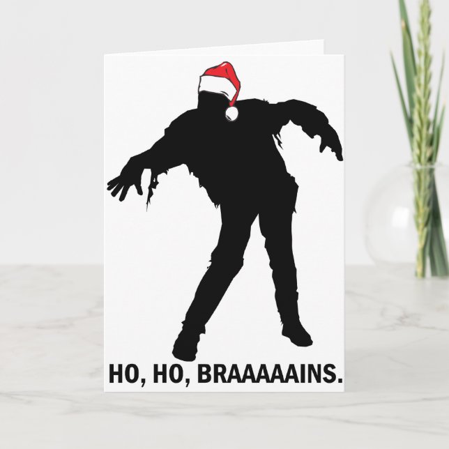 Ho Ho Brains Helgkort (Framsida)