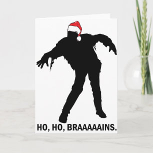Ho Ho Brains Helgkort