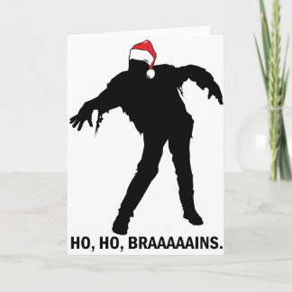 Ho Ho Brains Helgkort