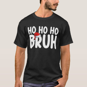 Ho Ho Bror Rolig Jul Tomte Högtid T Shirt