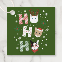 Ho Ho Cats God jul Gåvor Etiketter