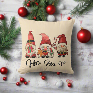 Ho Ho! Cute Nordic Gnomes jul Kudde