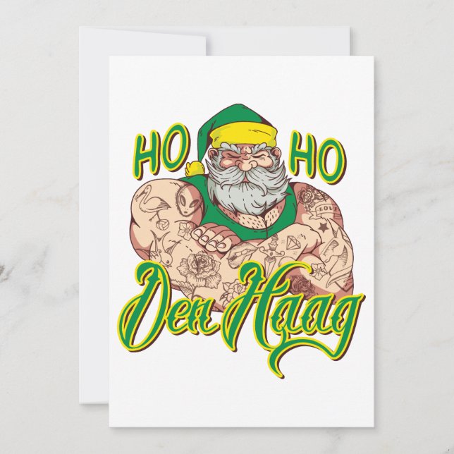 Ho Ho Den Haag Julkort (Framsida)