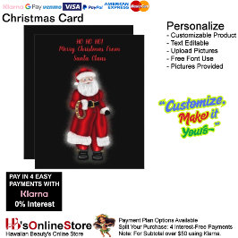 HO HO! God jul från Jultomten Julkort