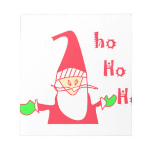Ho Ho God jul från Santa.png Anteckningsblock
