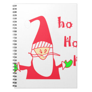 Ho Ho God jul från Santa.png Anteckningsbok