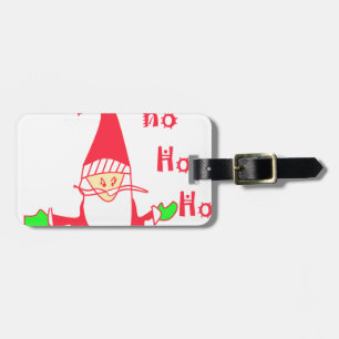 Ho Ho God jul från Santa.png Bagagebricka