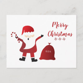 Ho Ho God jul Jultomten Vykort