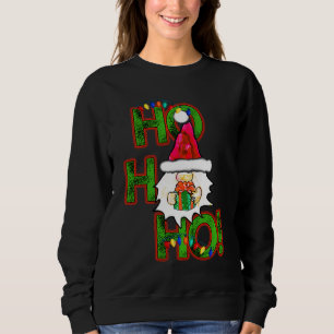 Ho! Ho! God jul Santa Gnome T Shirt
