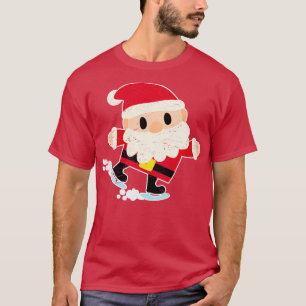 Ho Ho God jul Santa Hat Beard och Costu T Shirt