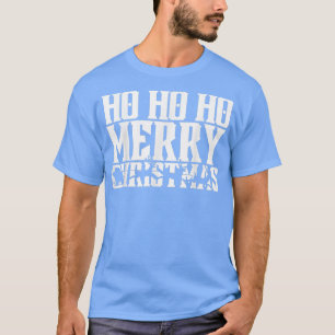 Ho Ho God jul Santas Sleigh och Flies T Shirt