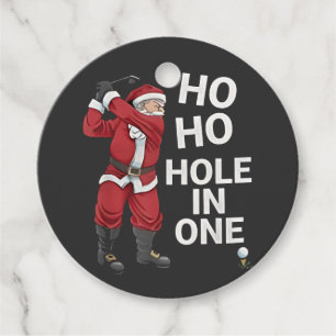 Ho Ho Hål-i-ett Roligt Golfande Jul Gåvor Etiketter
