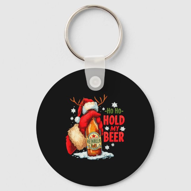 Ho Ho Håll Min Öl  Nyckelring (Framsida)