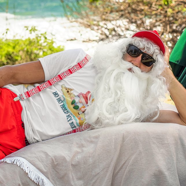 Ho Ho Håll Min Öl Tomte T Shirt (Skapare uppladdad)