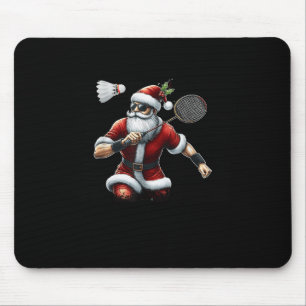 Ho Ho Håll min Shuttle_ Santa Badminton Cute Julaf Musmatta