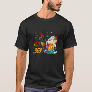Ho Ho: Håll mitt öl Jultomten God jul 202 T Shirt