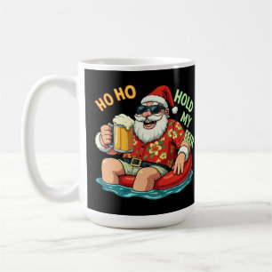 Ho Ho Håll mitt öl roligt och drick jultomten Kaffemugg