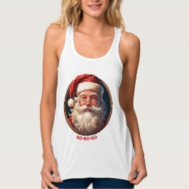 Ho Ho Happiness Linne Med Racerback
