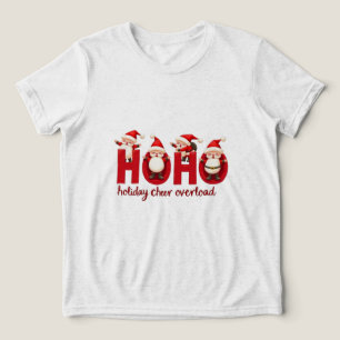 Ho Ho Helgdag Cheer Overload - Festive Jul T Shirt
