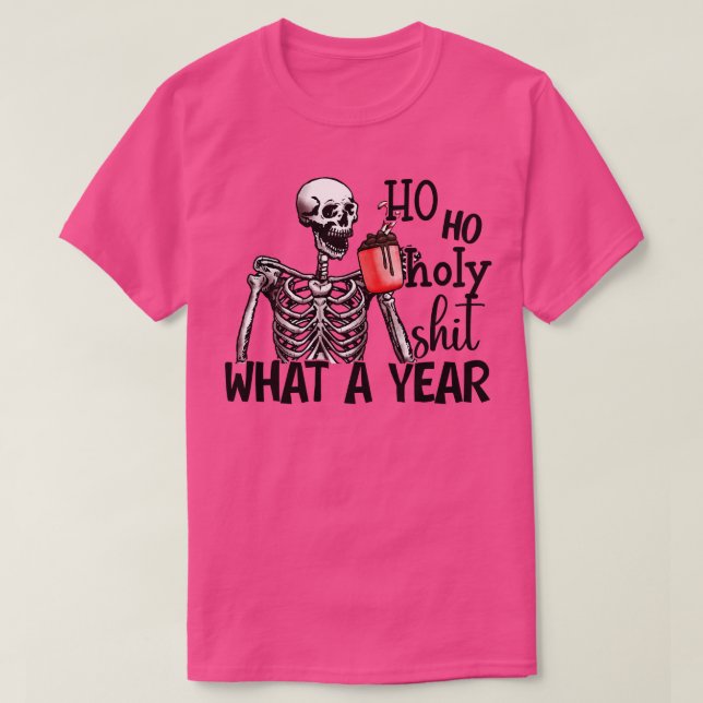 Ho Ho Heliga Vilket år 2020 T Shirt (Design framsida)