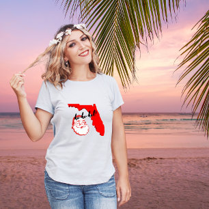 ho-ho-hett! God jul Florida Stil Helgdag T Shirt