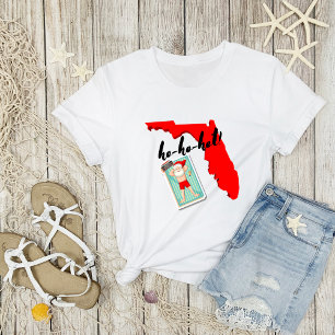 ho-ho-hett! God jul Florida Stil Helgdag T Shirt